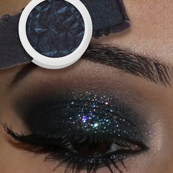 NEW Limitless Eyeshadow Glitter Eye Shadow Navy Black - Picture 3 of 4
